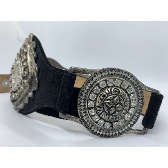 Cache | Leather & Diamond Studded Belt - Picture 9 of 11